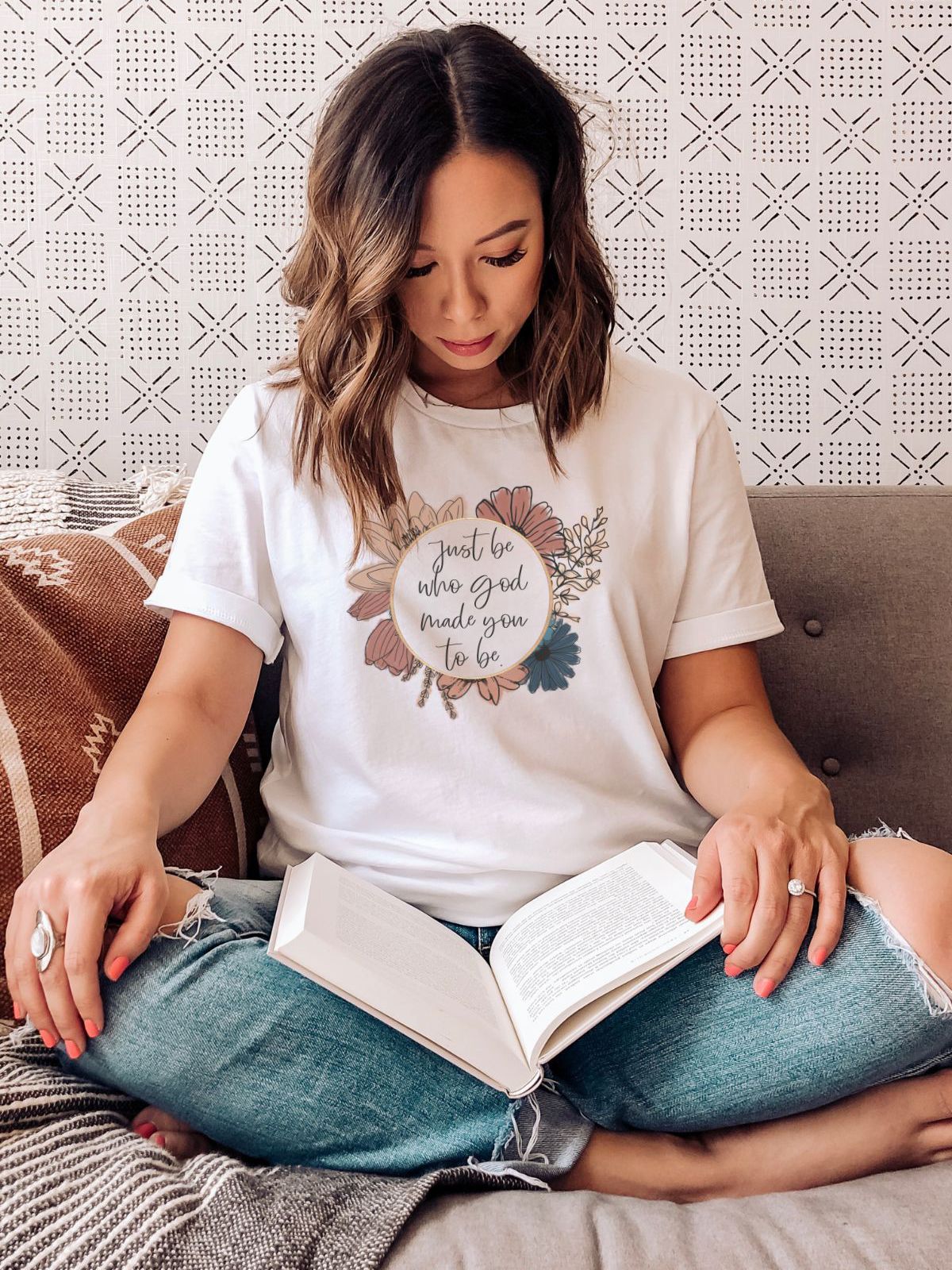 Floral Inspiration Relaxed Tee