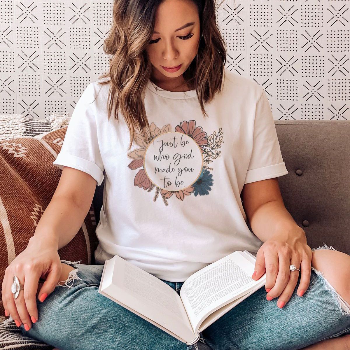 Floral Inspiration Relaxed Tee