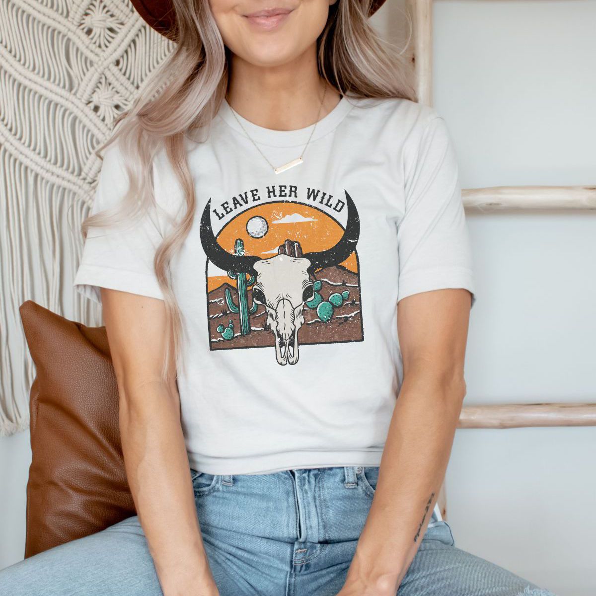 Leave Her Wild Womens T-Shirt Outdoor Nature