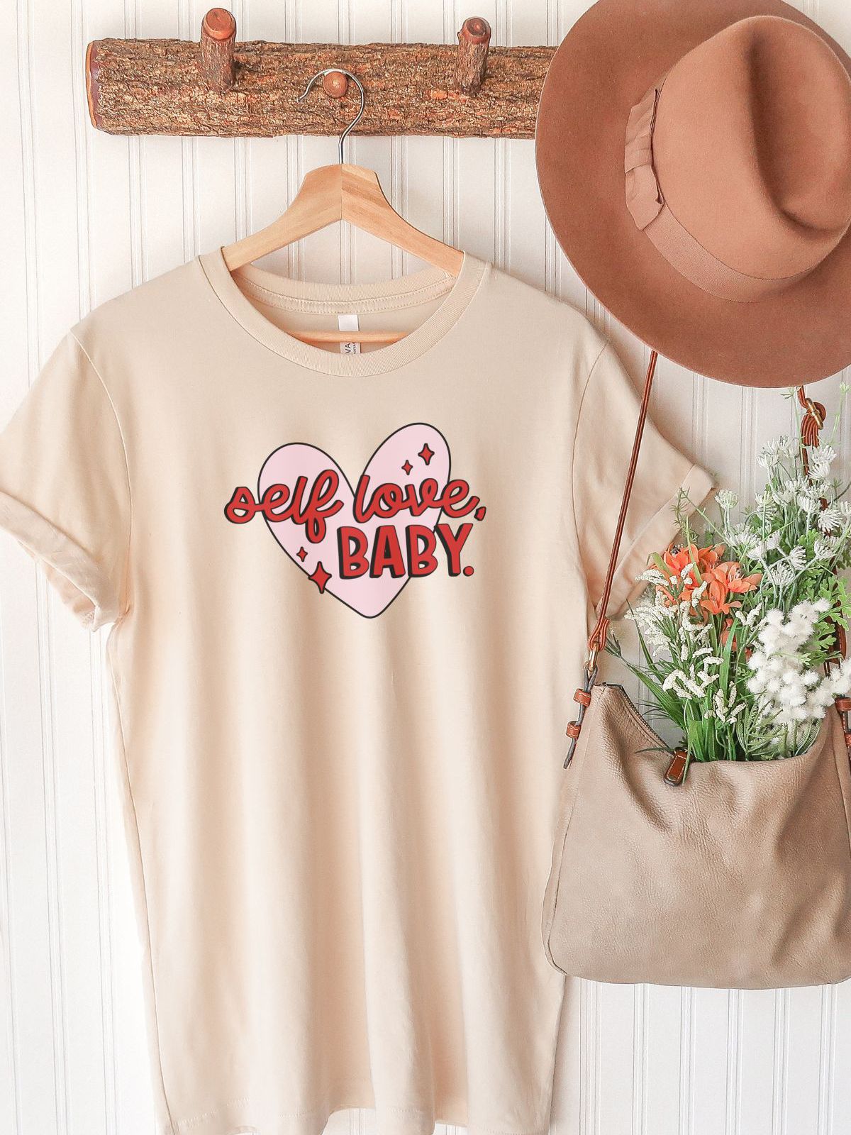 Self Love Heart Graphic Tee