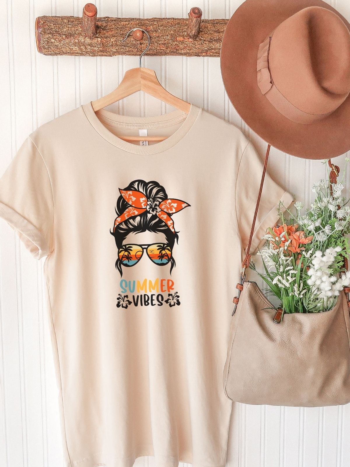 Summer Vibes Women T-Shirt Beach