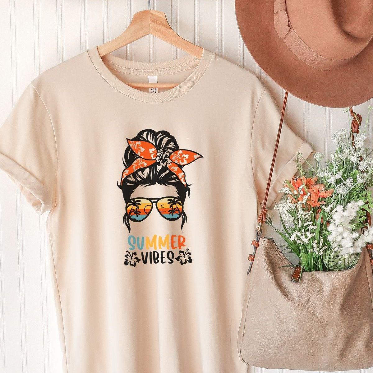 Summer Vibes Women T-Shirt Beach