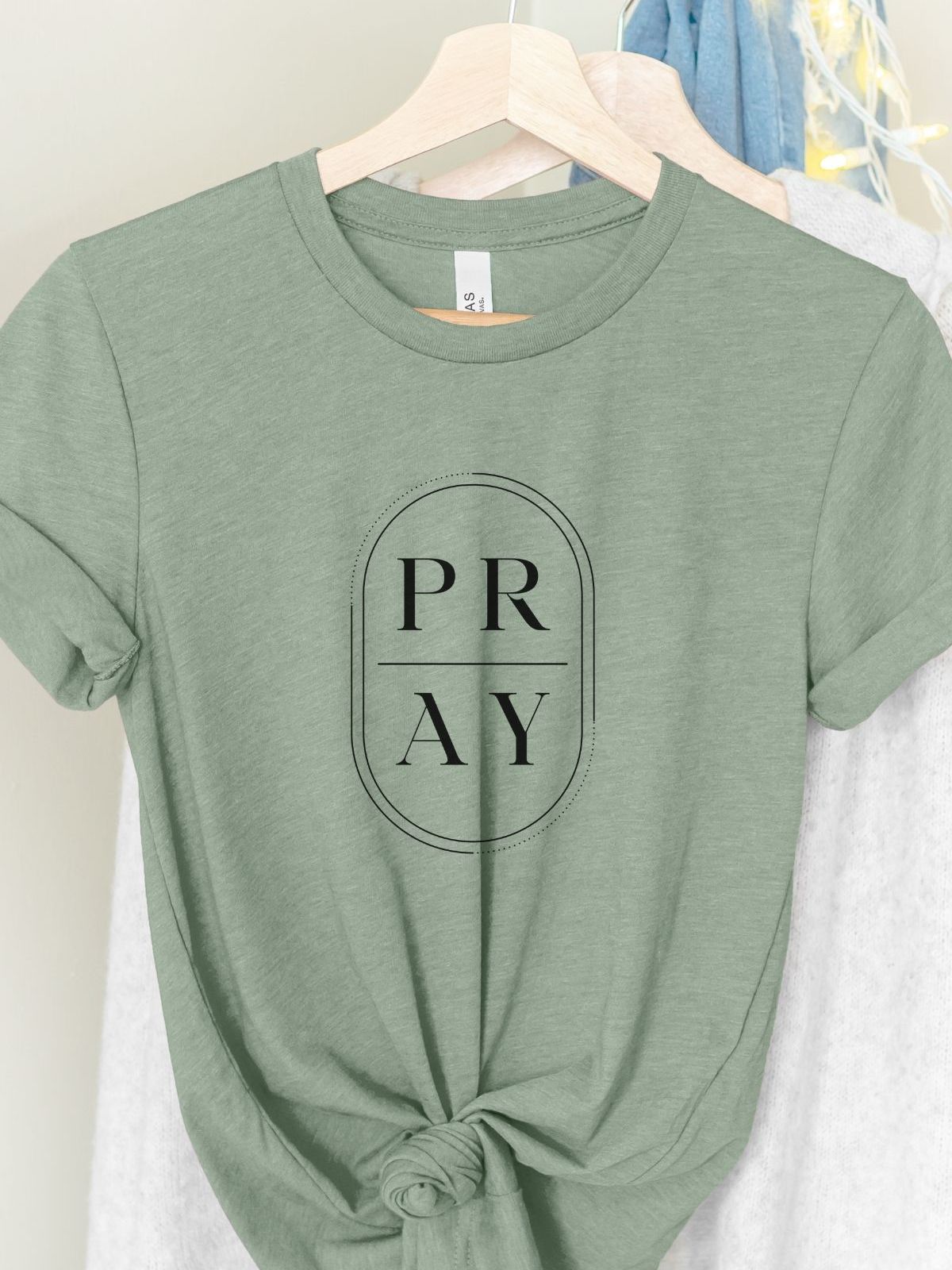 Pray Women T-Shirt Faith Casual