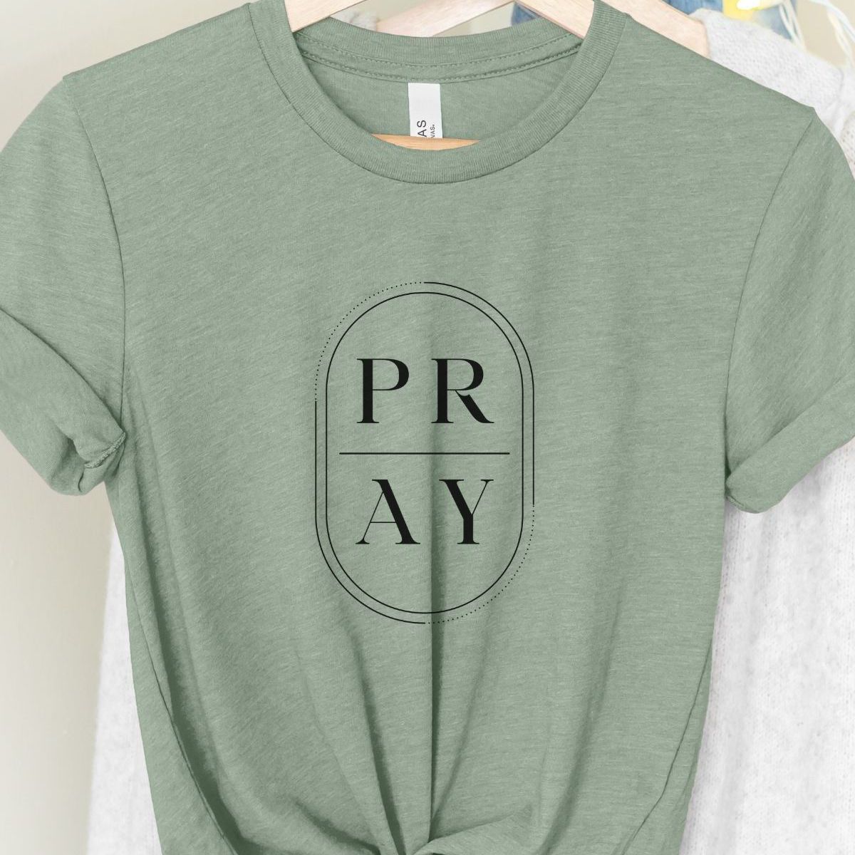 Pray Women T-Shirt Faith Casual