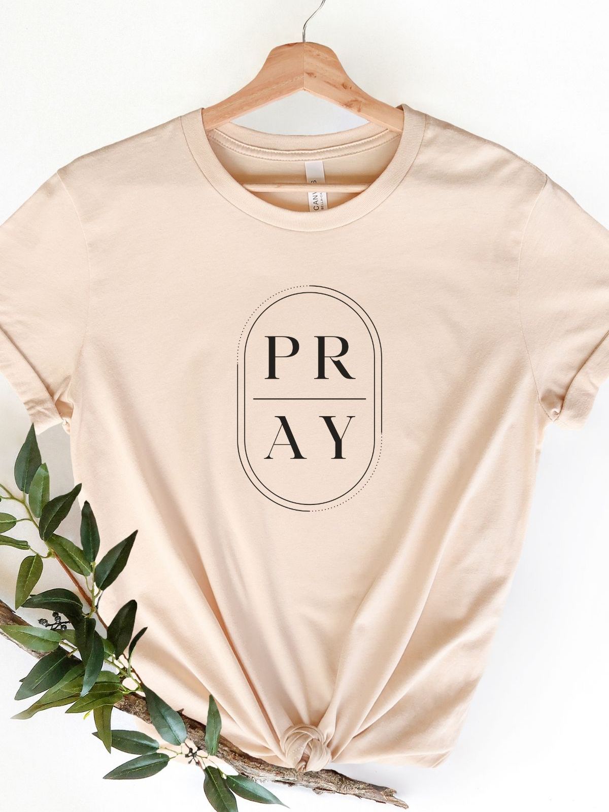 Pray Women T-Shirt Faith Casual
