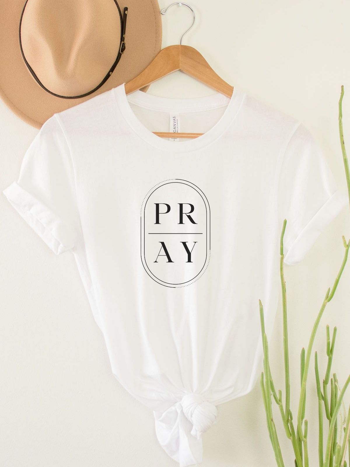 Pray Women T-Shirt Faith Casual