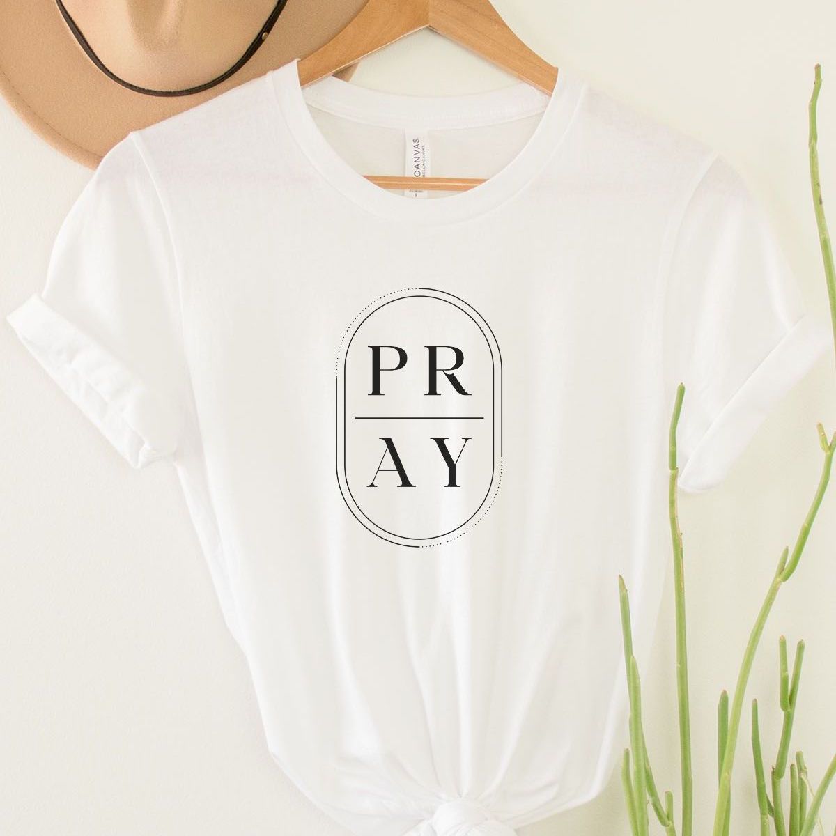 Pray Women T-Shirt Faith Casual