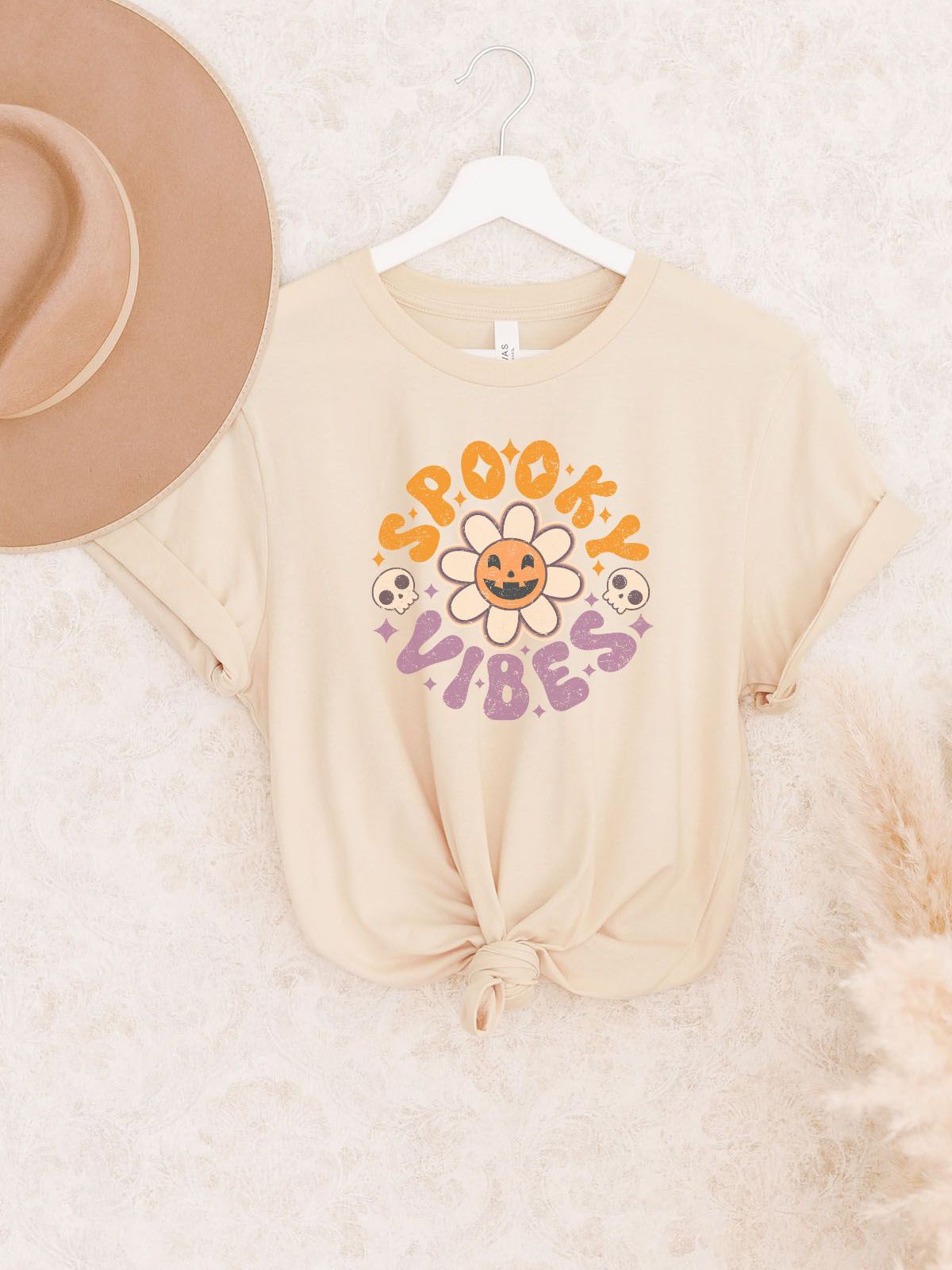 Spooky Vibes Flower Tee