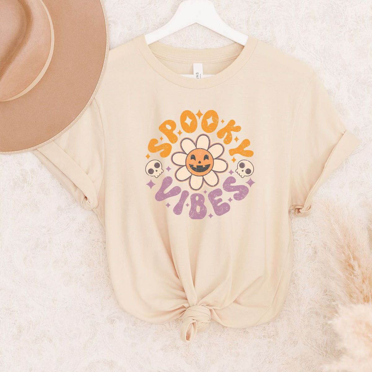 Spooky Vibes Flower Tee