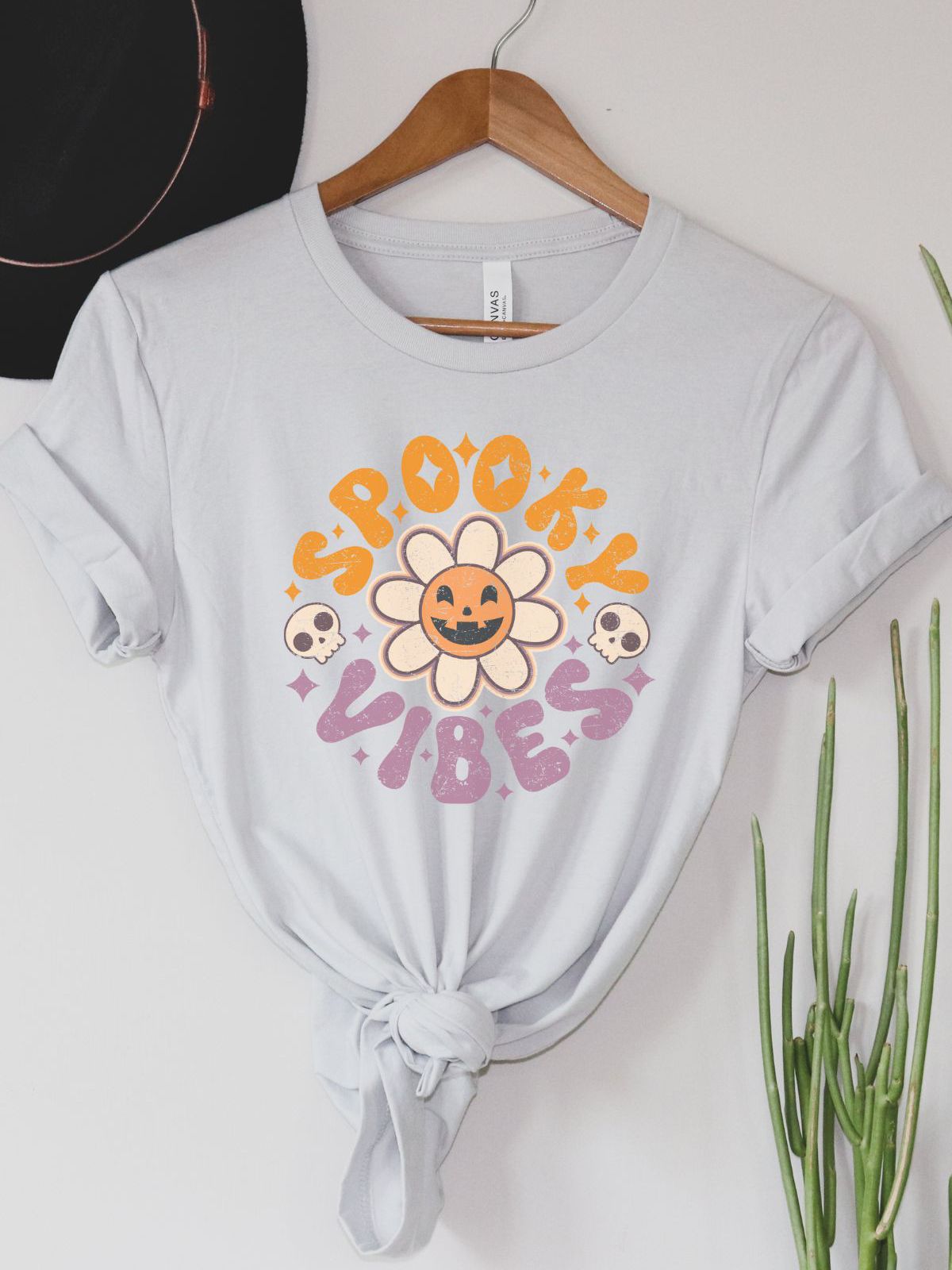 Spooky Vibes Flower Tee