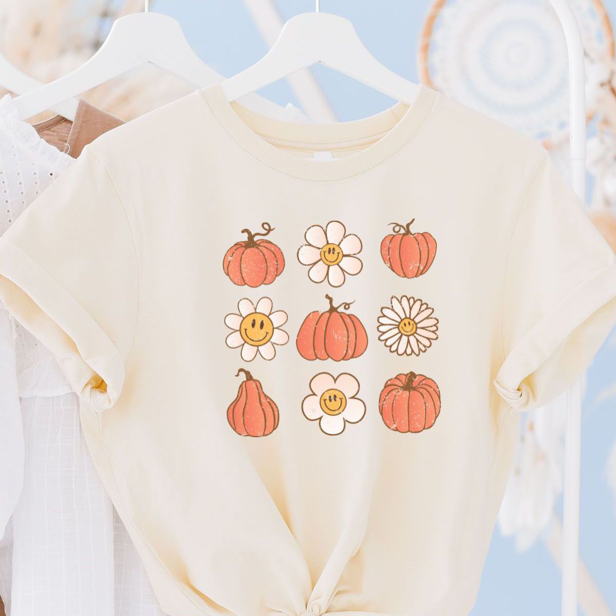 Fall Harvest Floral Graphic Tee