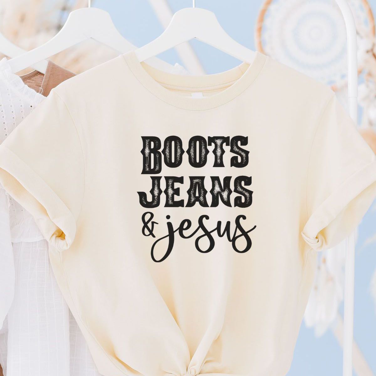 Comfortable Western Style Graphic Tee