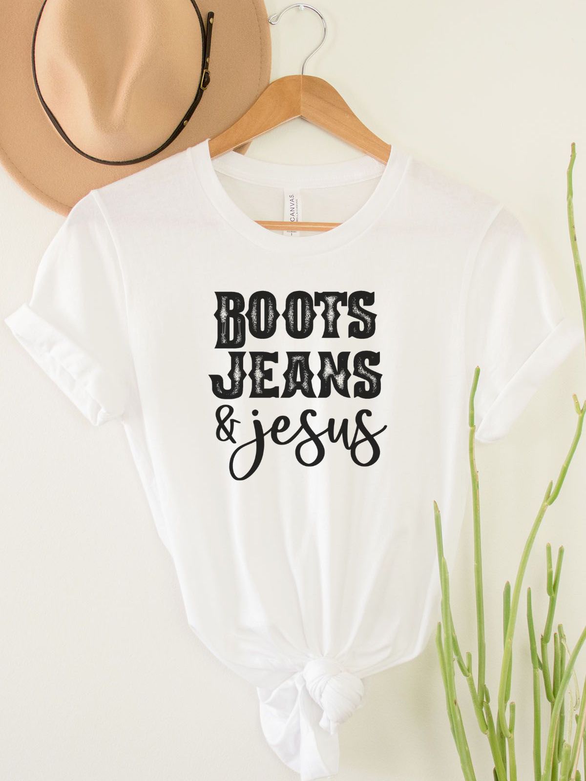 Comfortable Western Style Graphic Tee