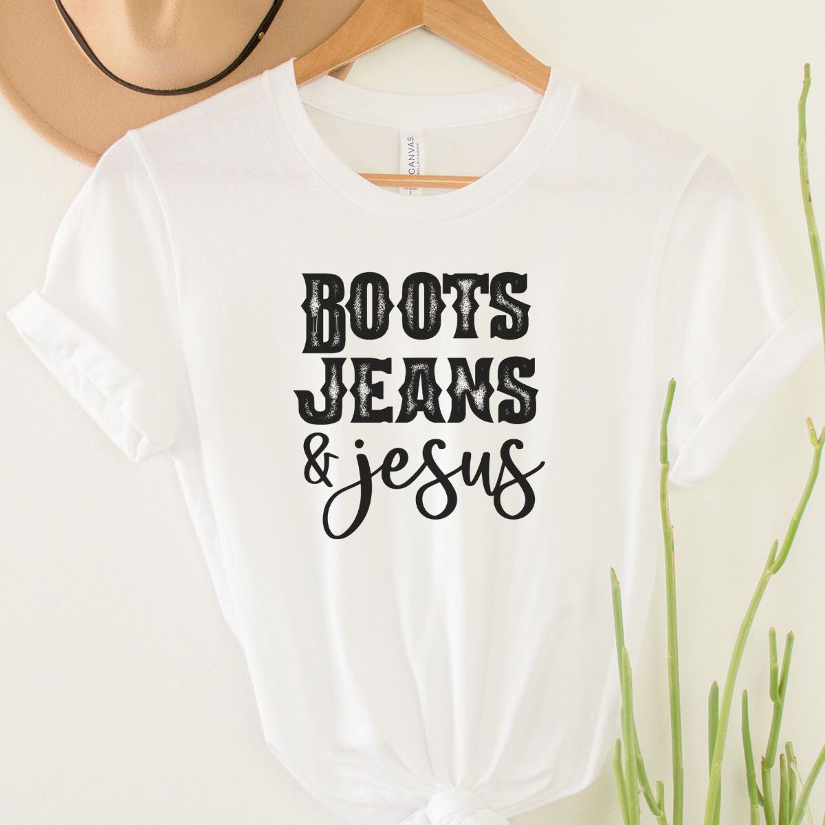 Comfortable Western Style Graphic Tee