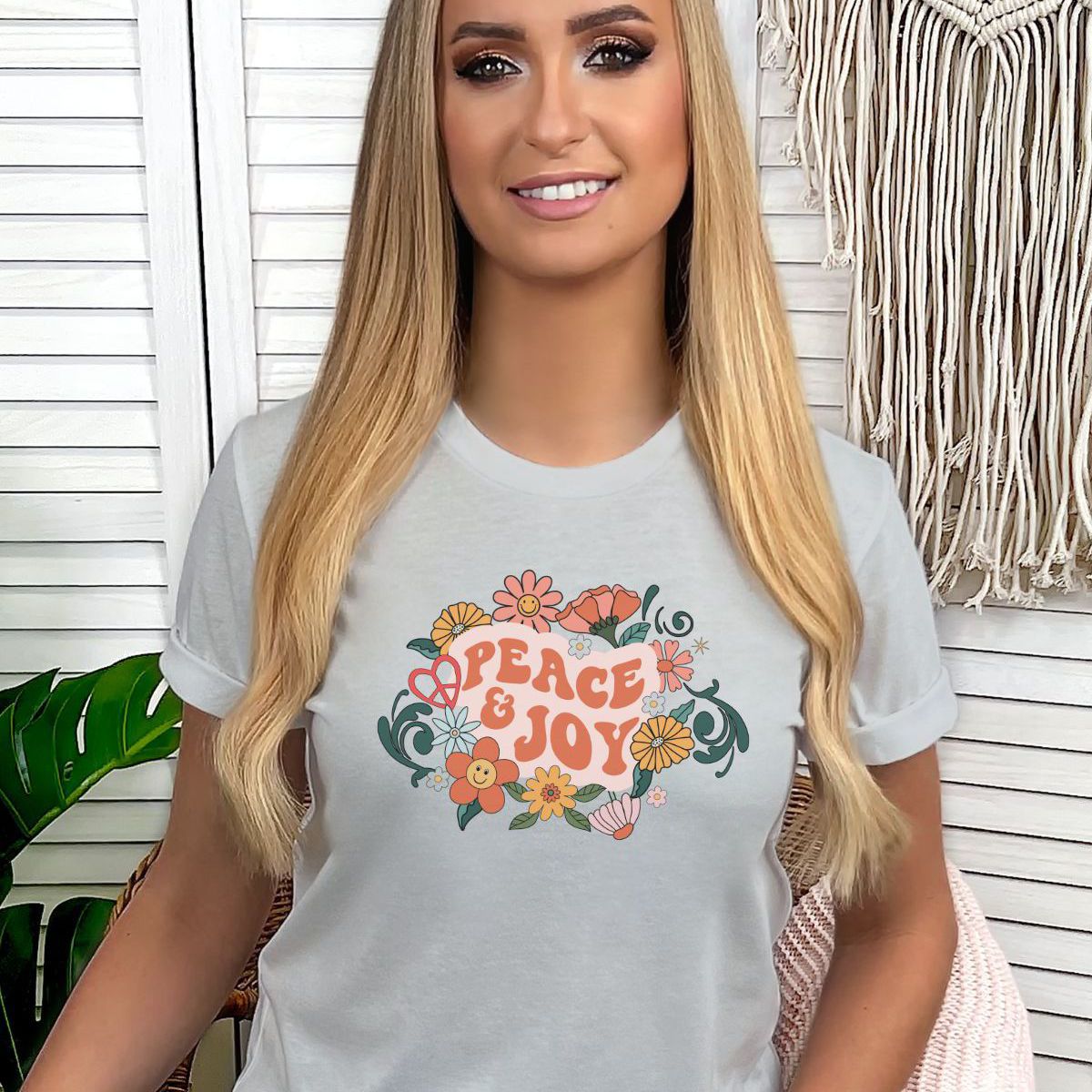Peace and Joy Womens T-Shirt