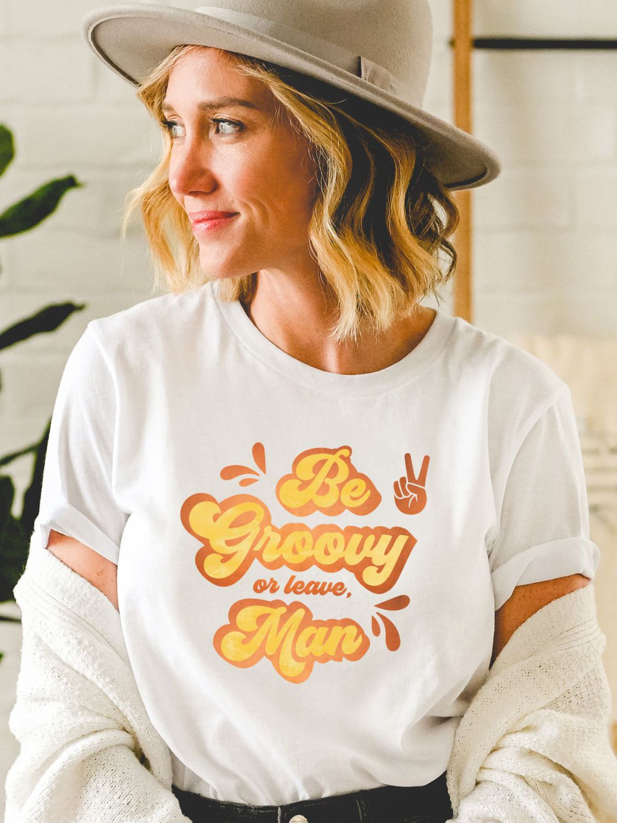 Be Groovy Man Unisex T-shirt