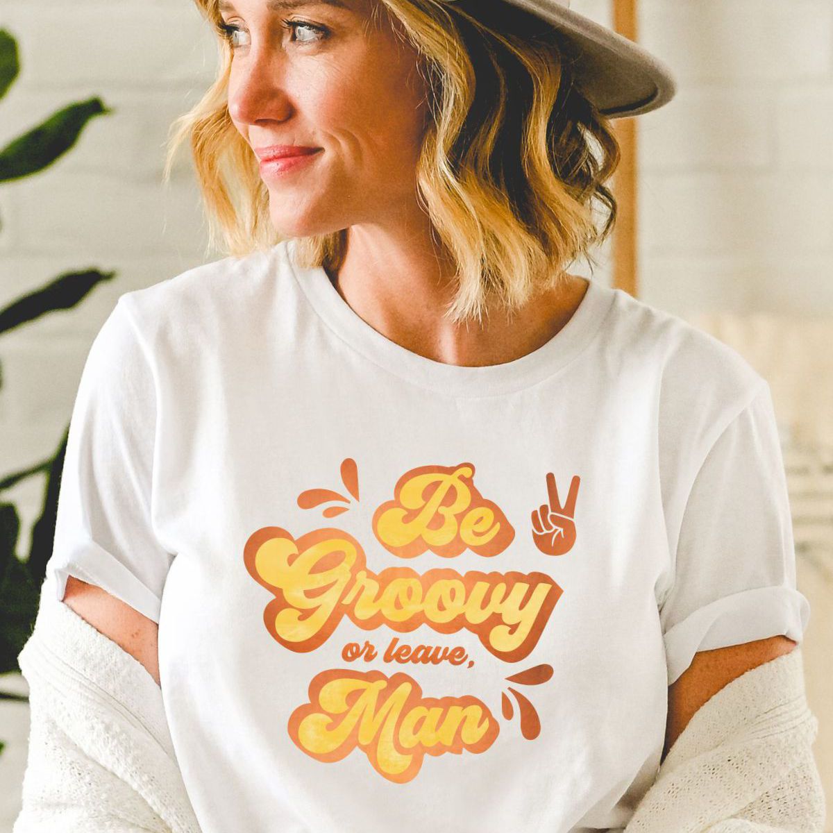 Be Groovy Man Unisex T-shirt