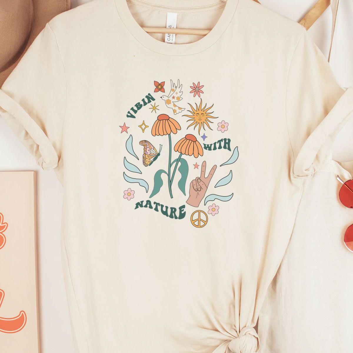 Vibin with Nature Women's T-shirt Casual