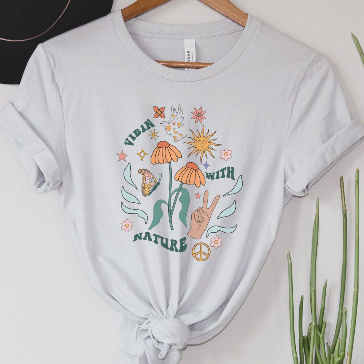 Vibin with Nature Women's T-shirt Casual