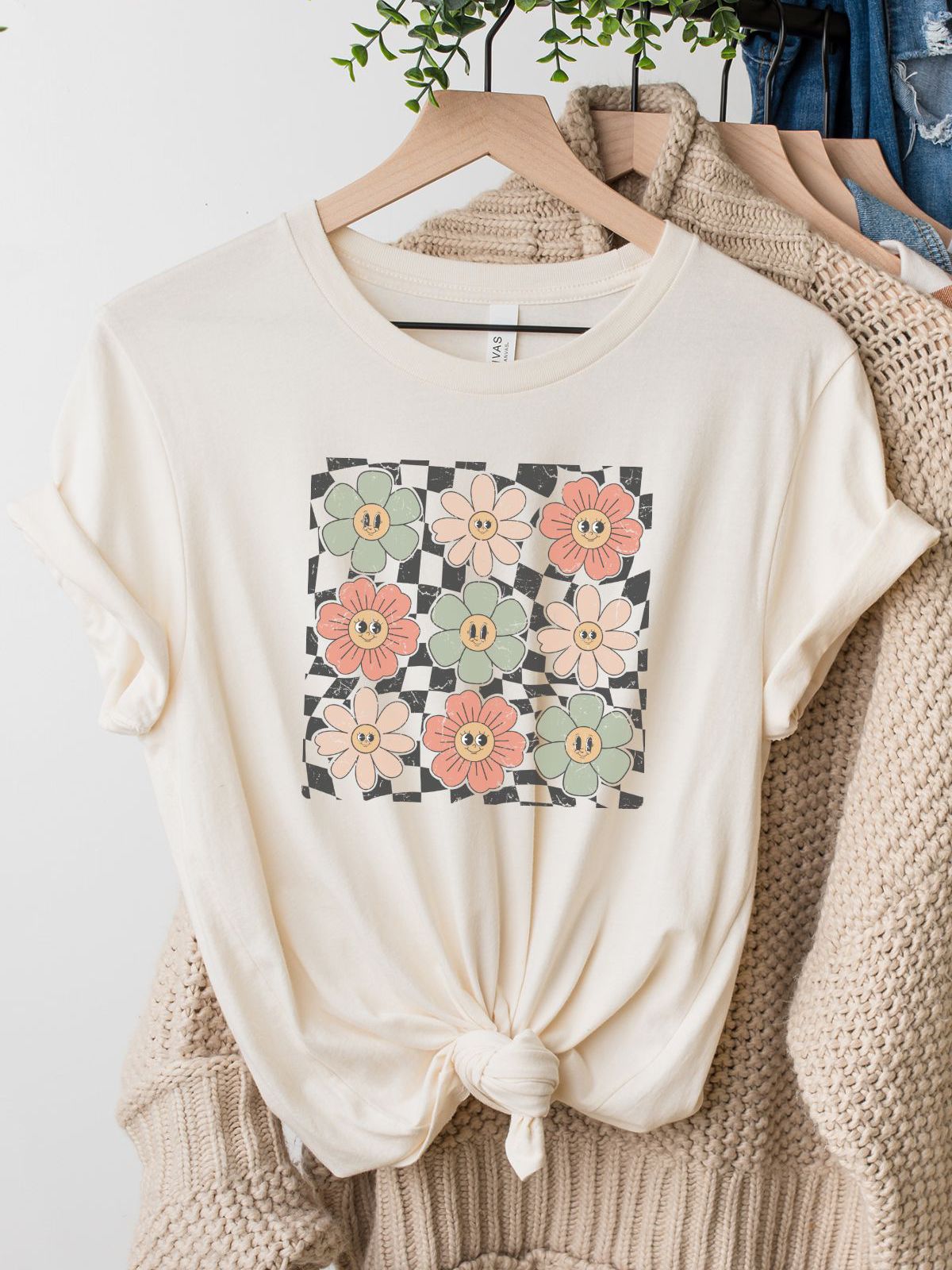 Floral Women's T-Shirt Casual Spring
