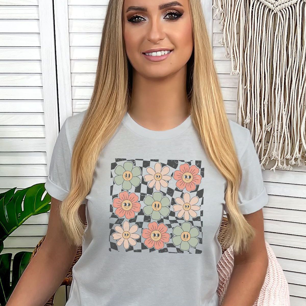 Floral Women's T-Shirt Casual Spring