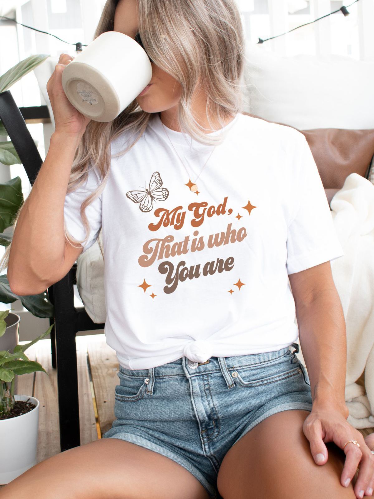 My God Women T-Shirt Inspirational Spring
