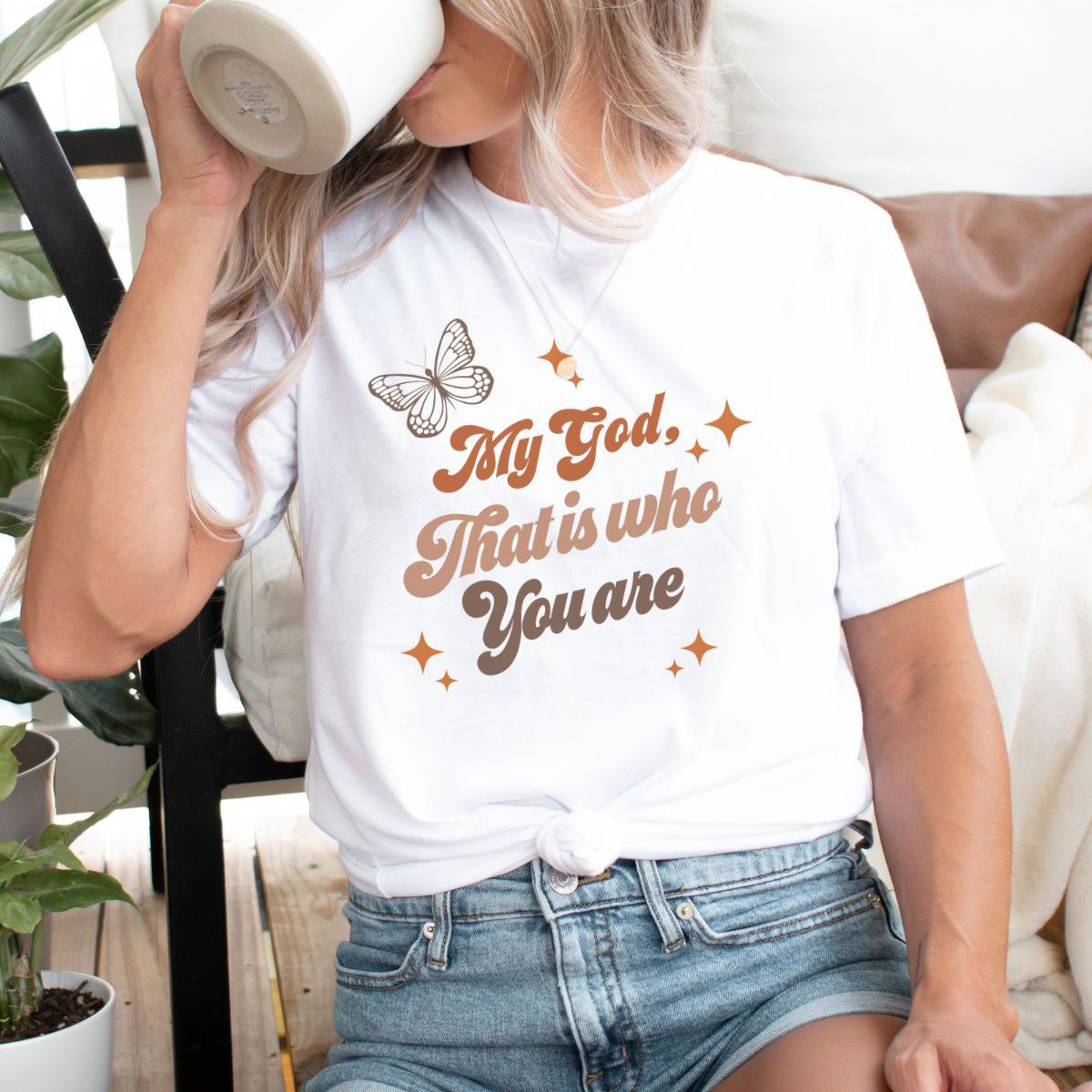 My God Women T-Shirt Inspirational Spring