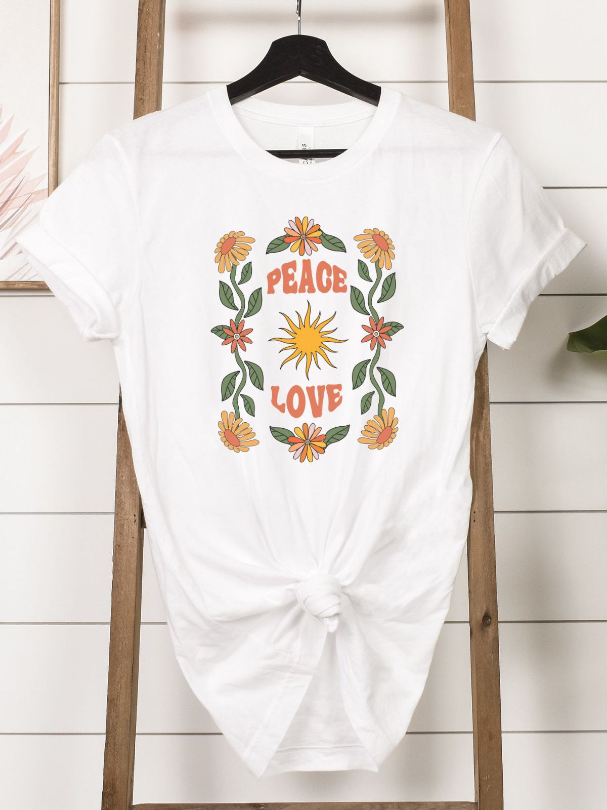 Peace Love Women's T-Shirt Spring
