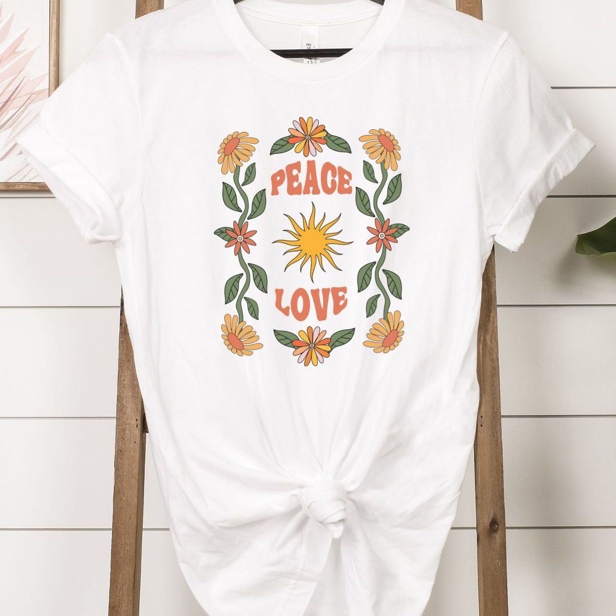 Peace Love Women's T-Shirt Spring