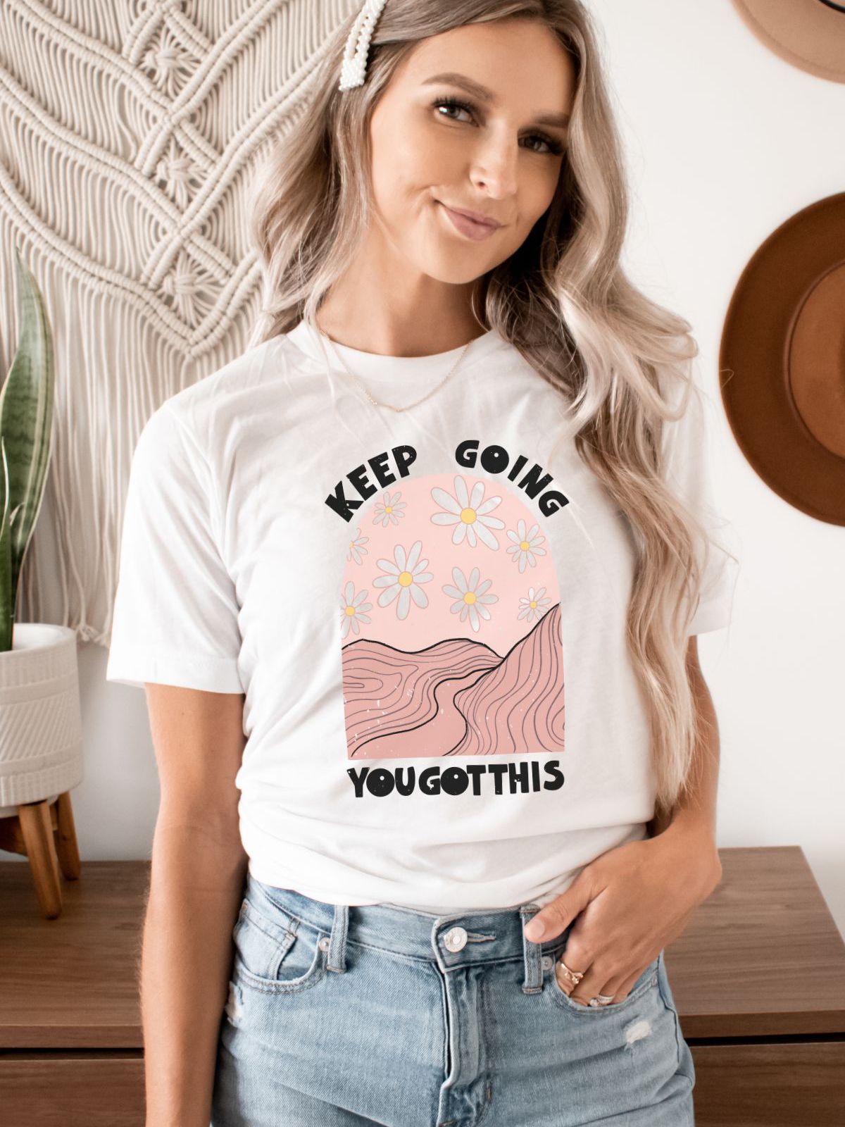 Keep Going Women's Tee Motivational