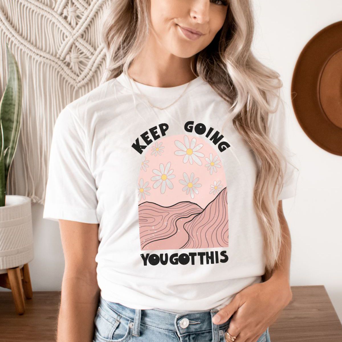 Keep Going Women's Tee Motivational