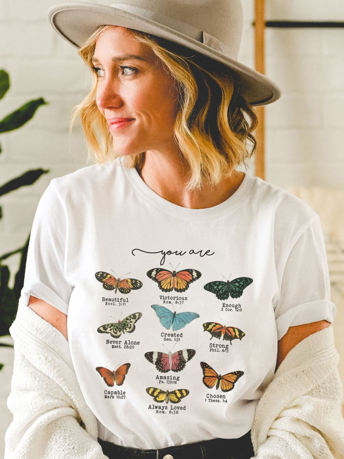 You Are Butterfly Design Women's T-Shirt Inspiration