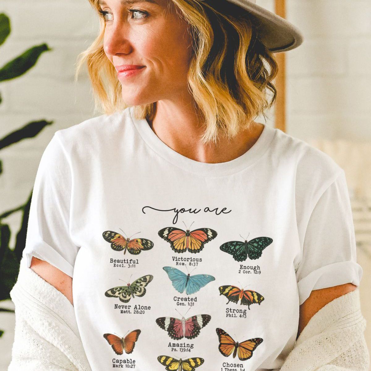 You Are Butterfly Design Women's T-Shirt Inspiration