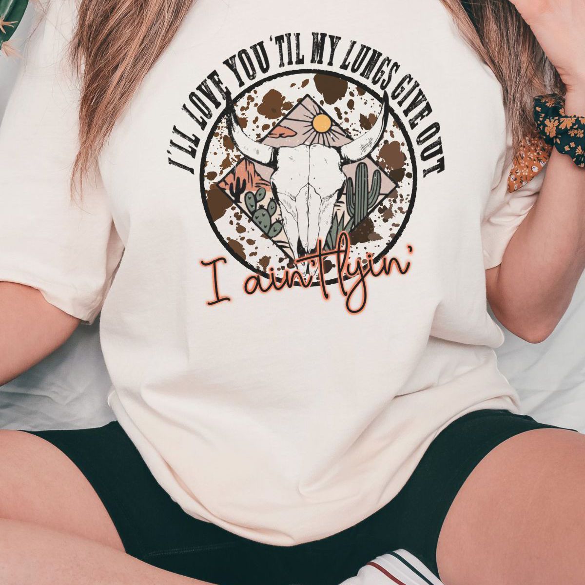 Cowgirl Graphic Womens Tee Country Style