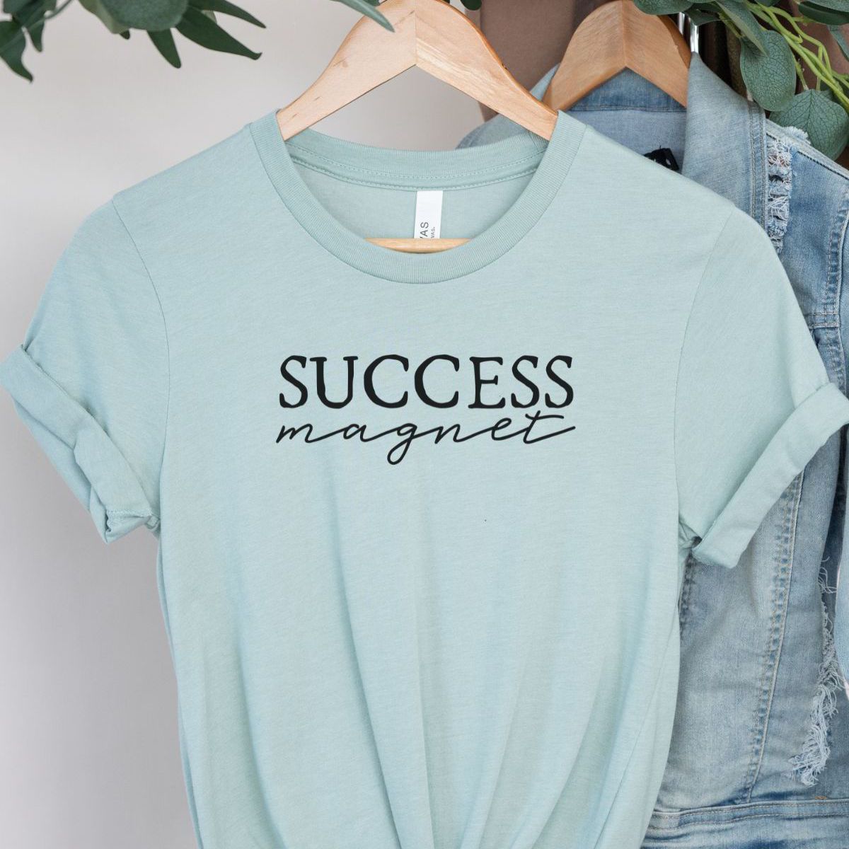 Success Magnet Womens T-Shirt Casual