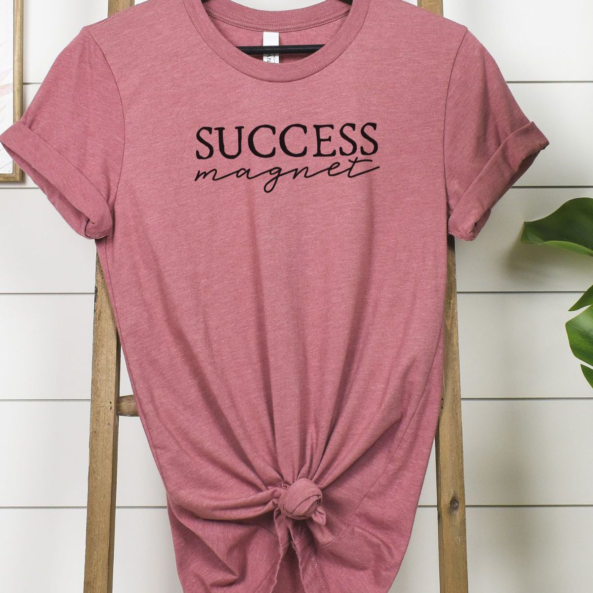 Success Magnet Womens T-Shirt Casual