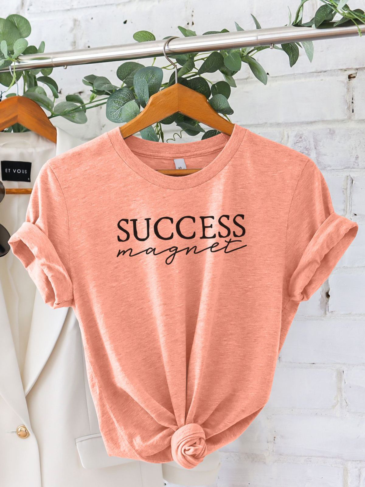 Success Magnet Womens T-Shirt Casual