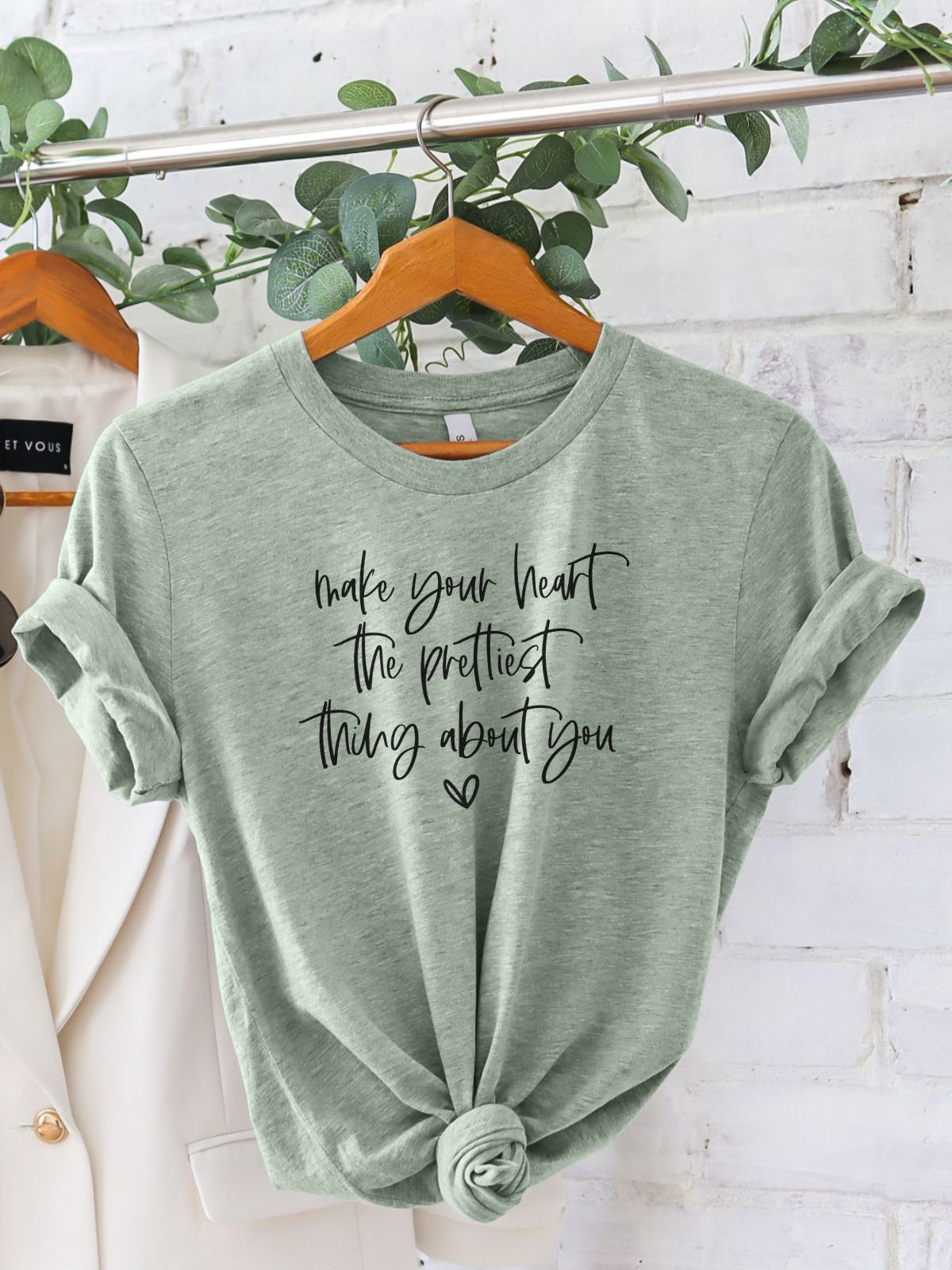 Heart Quote Women's T-Shirt Everyday Wear