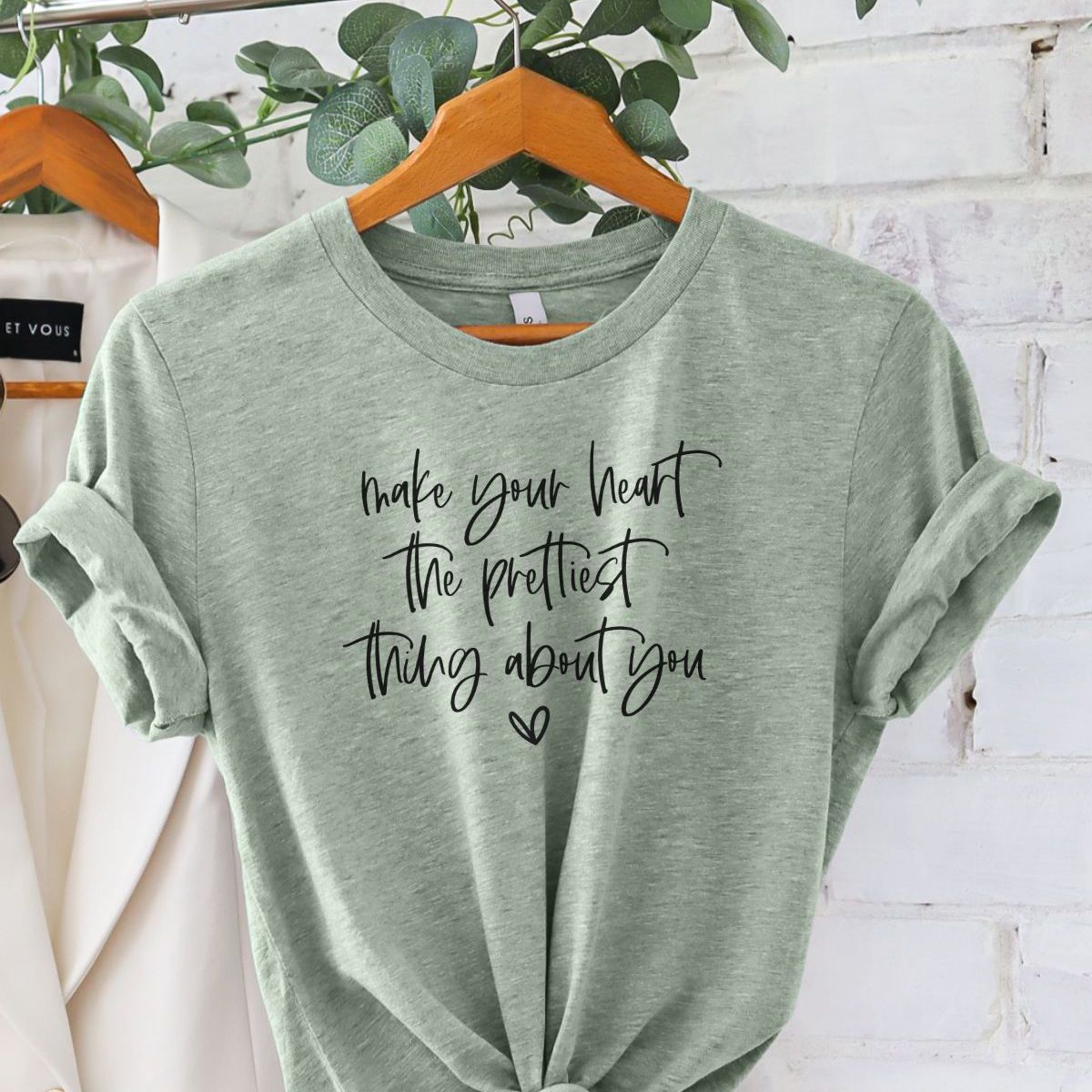 Heart Quote Women's T-Shirt Everyday Wear