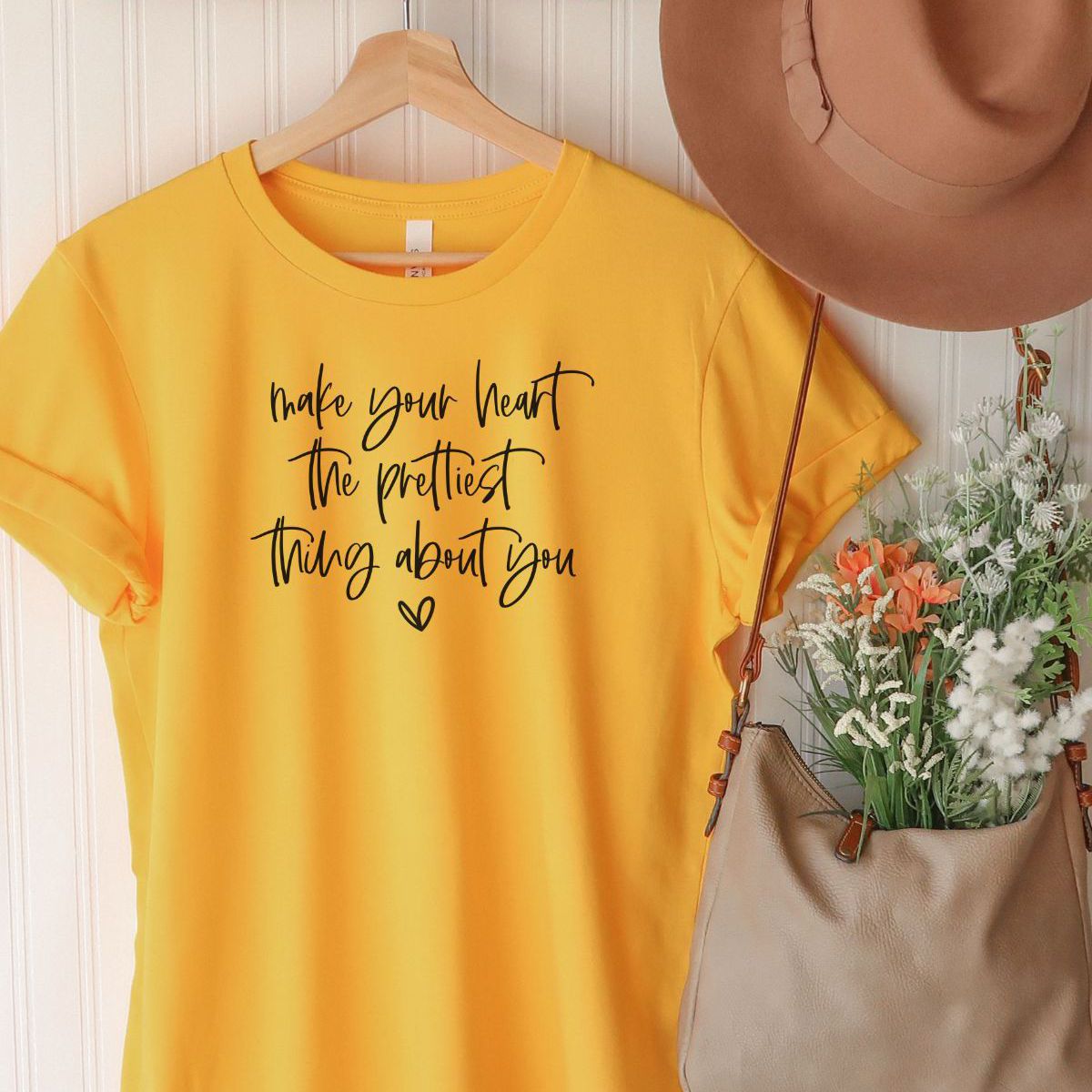 Heart Quote Women's T-Shirt Everyday Wear