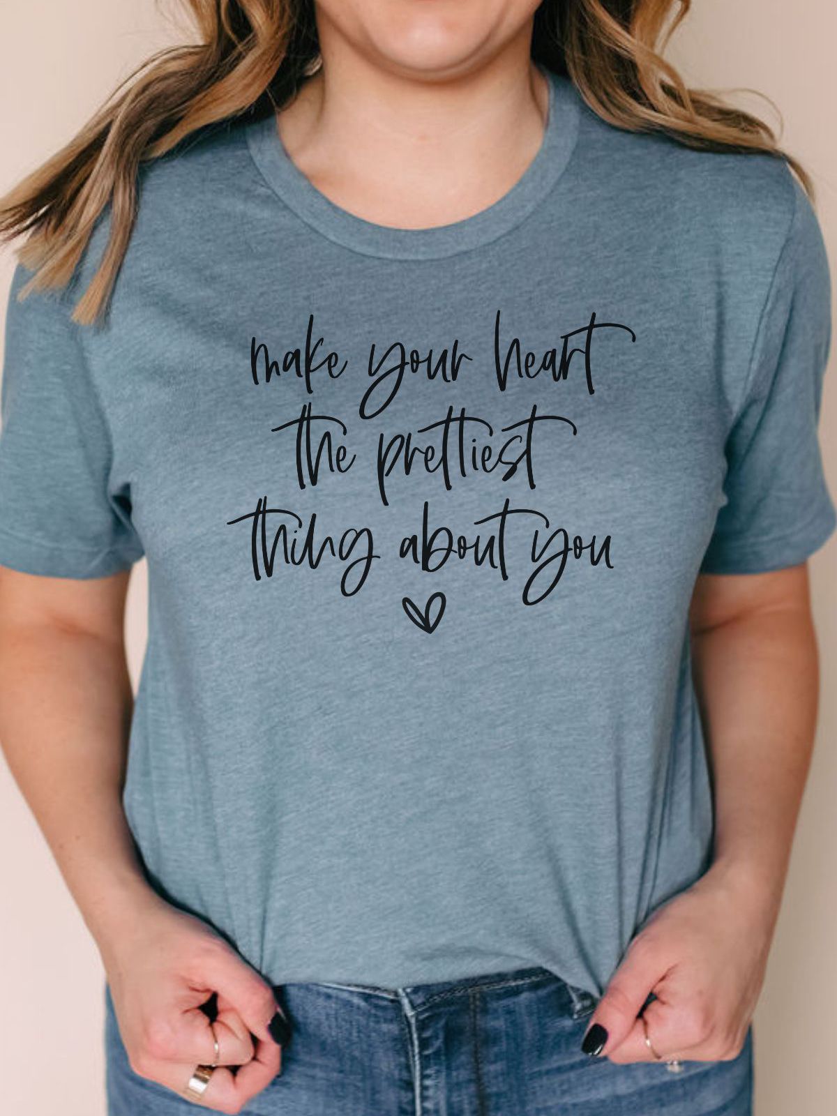 Heart Quote Women's T-Shirt Everyday Wear