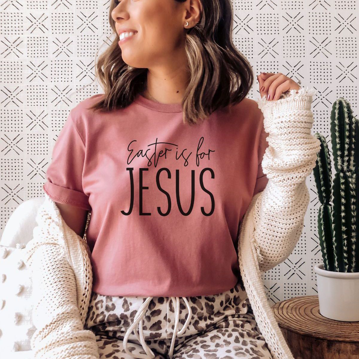 Easter Jesus Womens T-Shirt