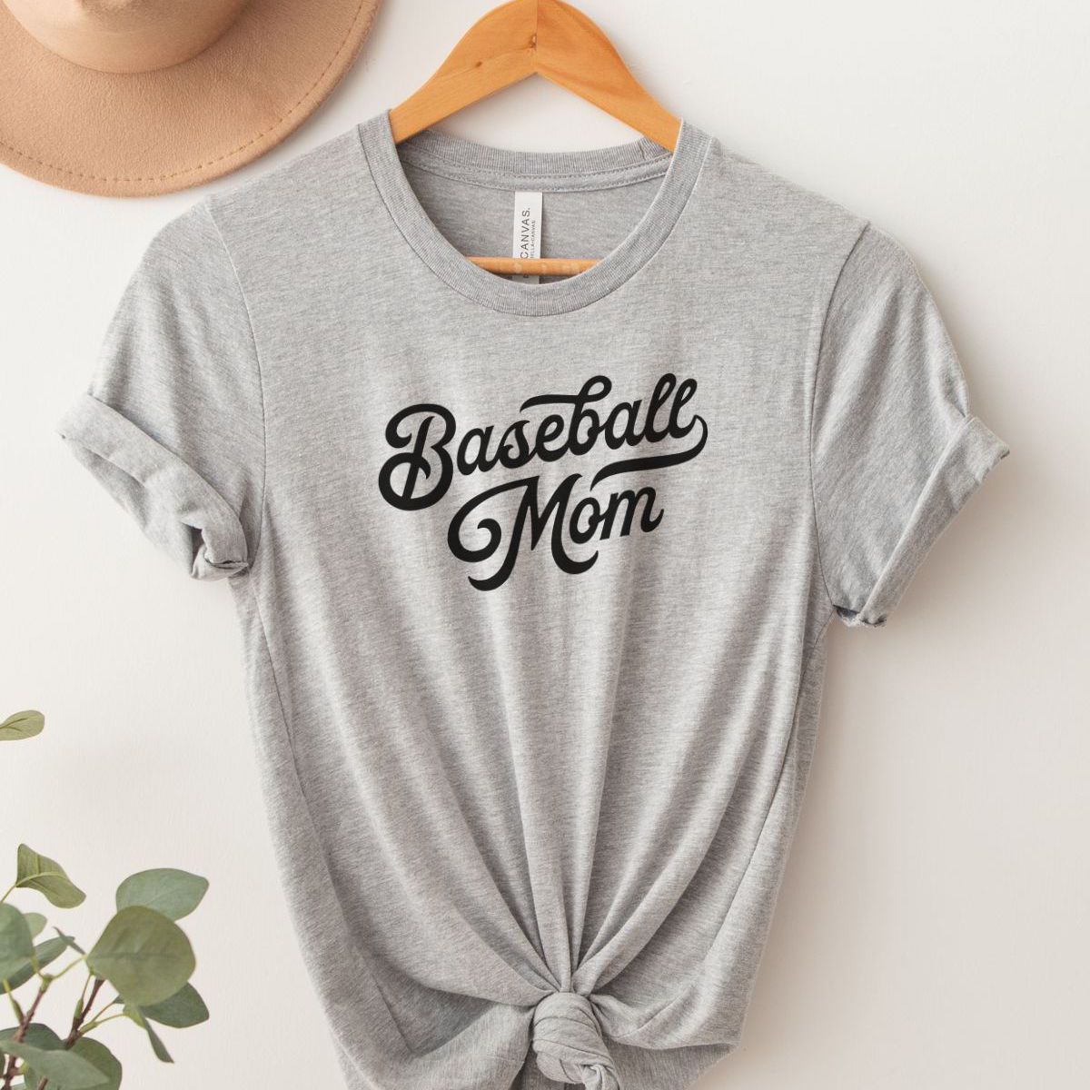 Baseball Mom Womens T-Shirt