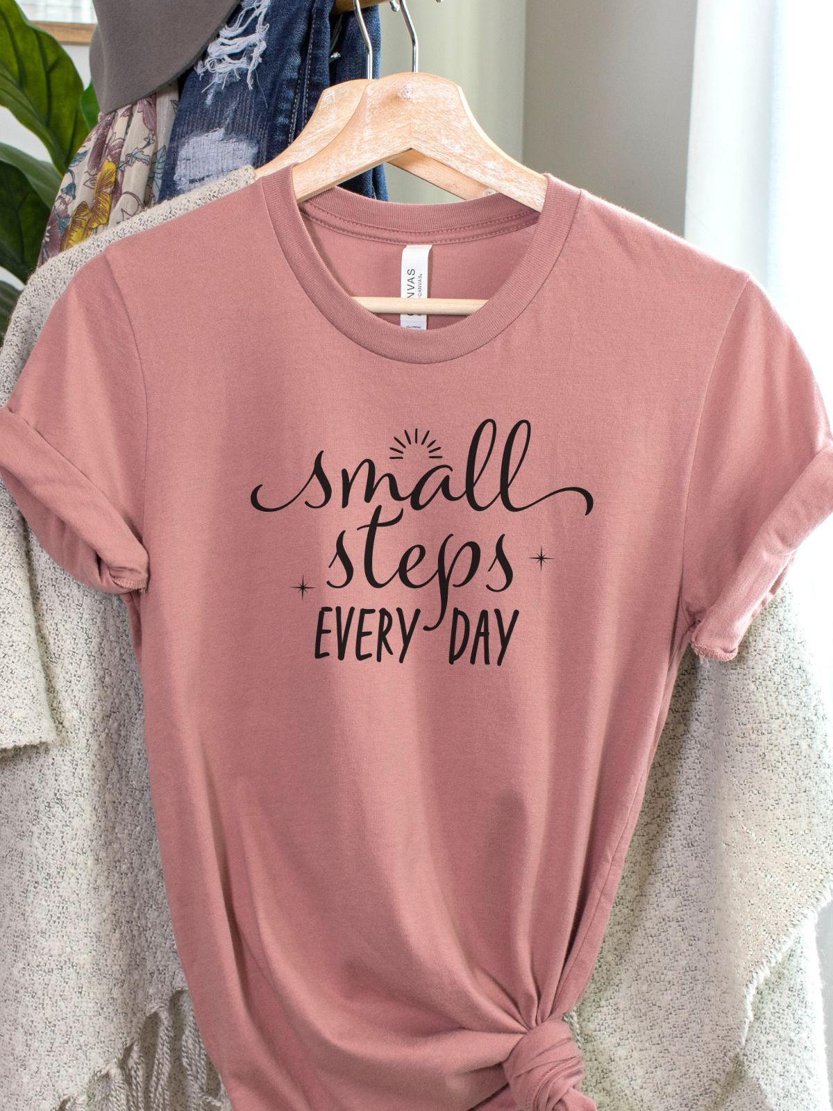 Small Steps Every Day Womens T-Shirt
