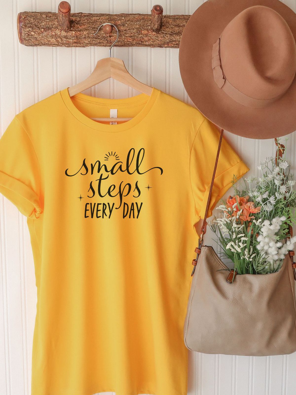 Small Steps Every Day Womens T-Shirt