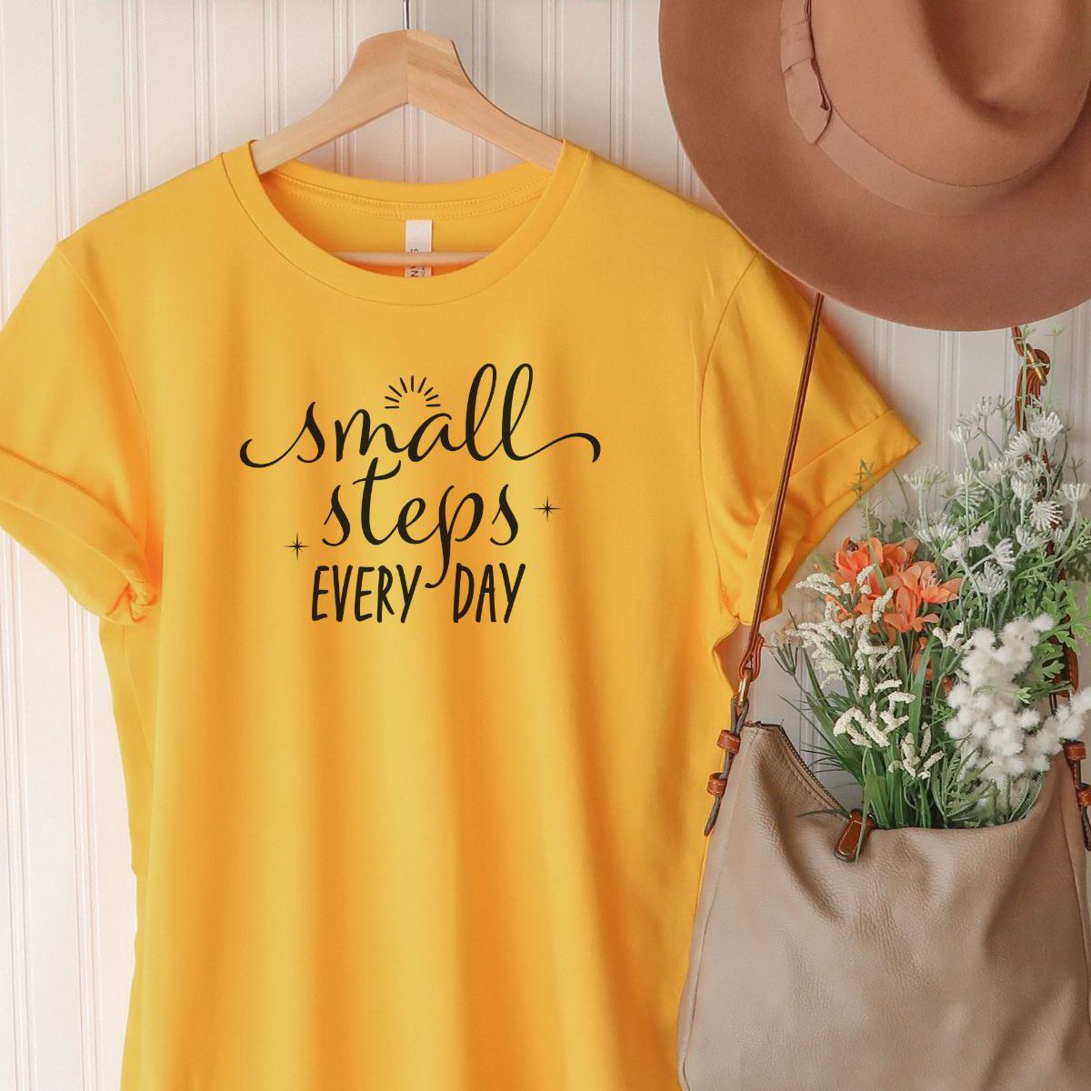 Small Steps Every Day Womens T-Shirt