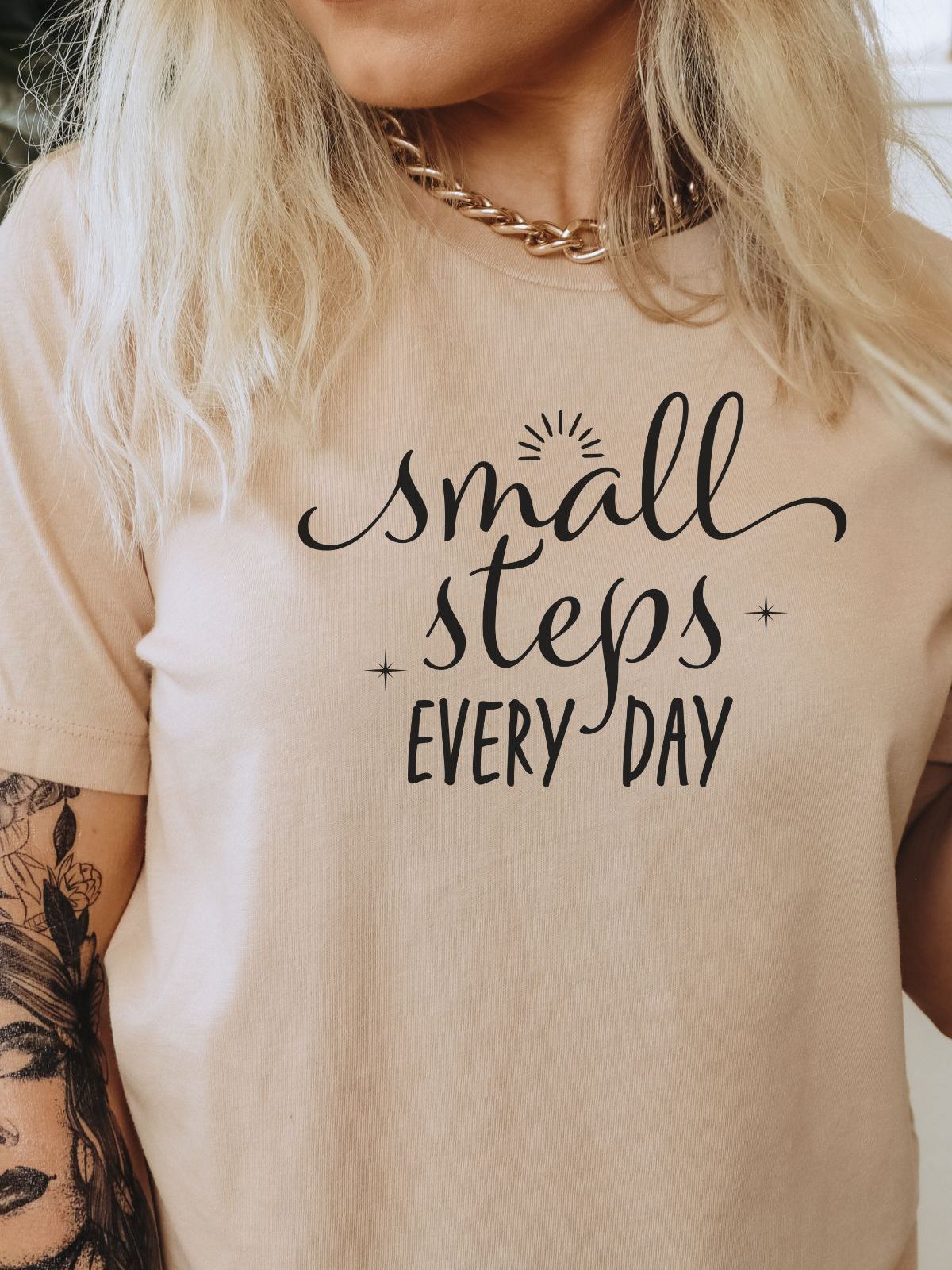 Small Steps Every Day Womens T-Shirt