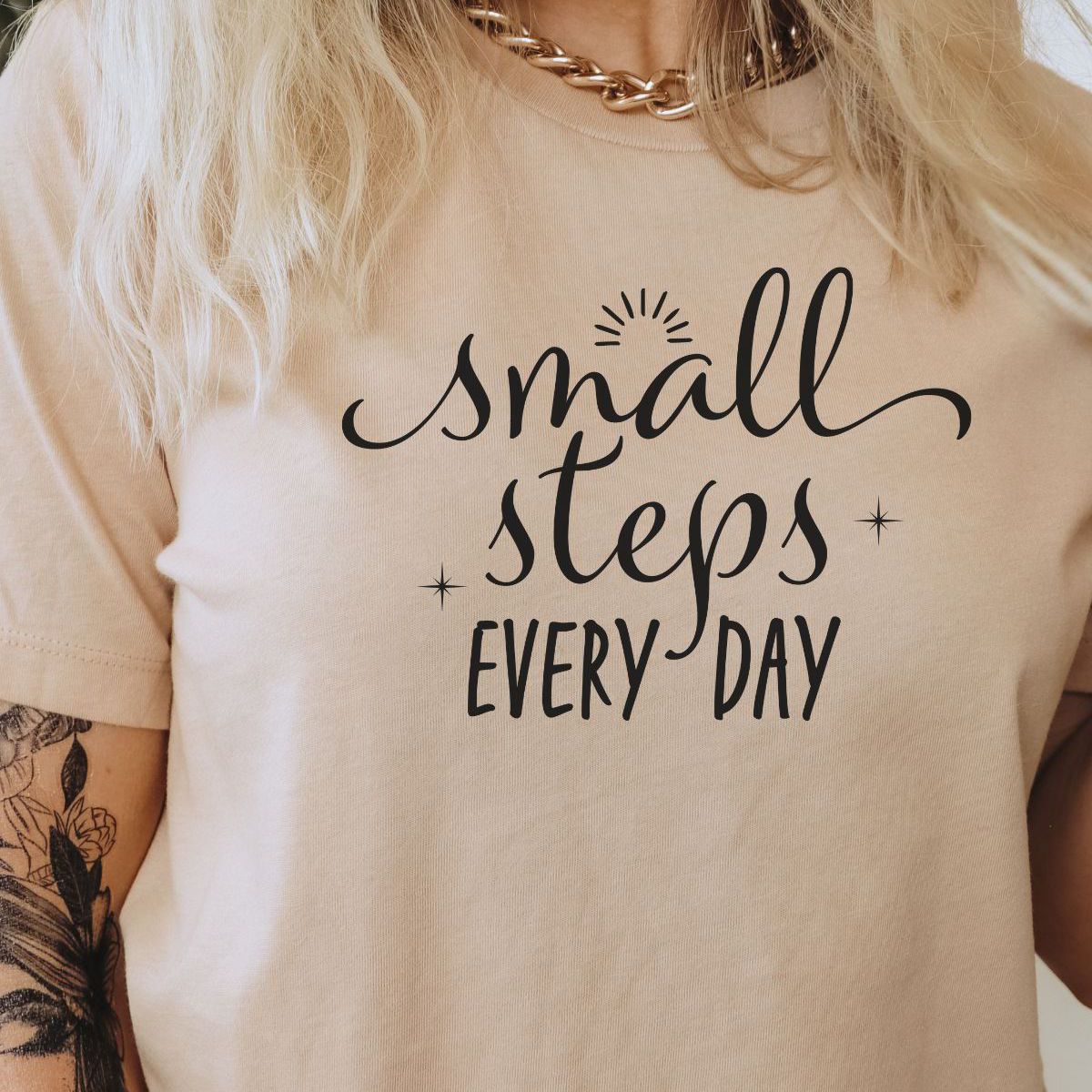 Small Steps Every Day Womens T-Shirt