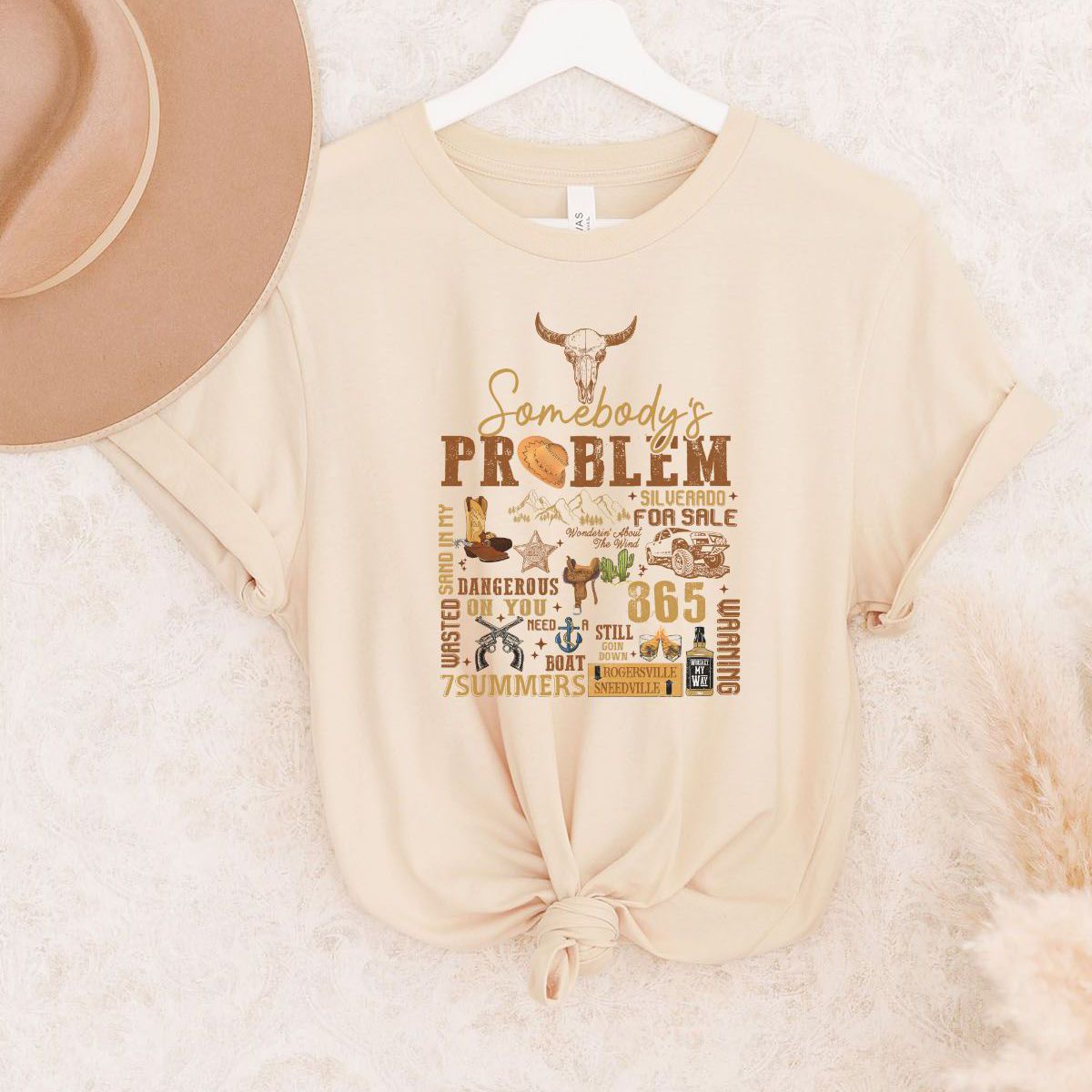 Somebody's Problem Women's Tee Country Style