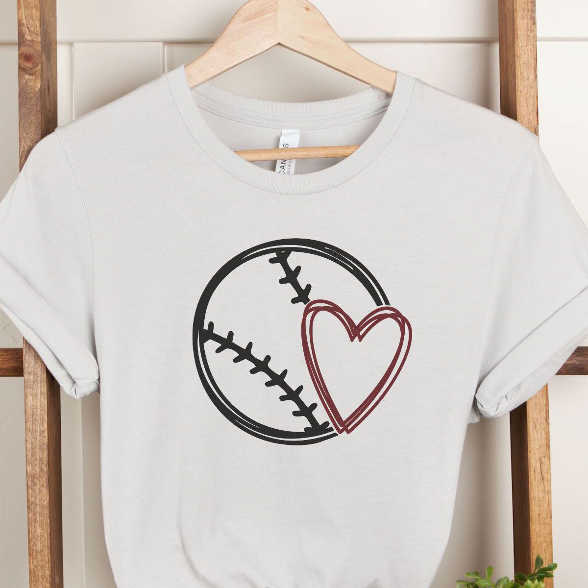 Baseball Heart Women's T-shirt